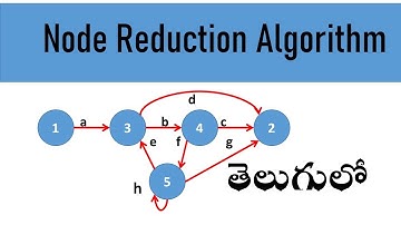 STM||Node Reduction Algorithm in telugu
