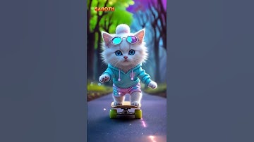 Thumbnail of "Adorable Ski Adventure in the Park 🐱🎿 | Fun Day with Friends"
