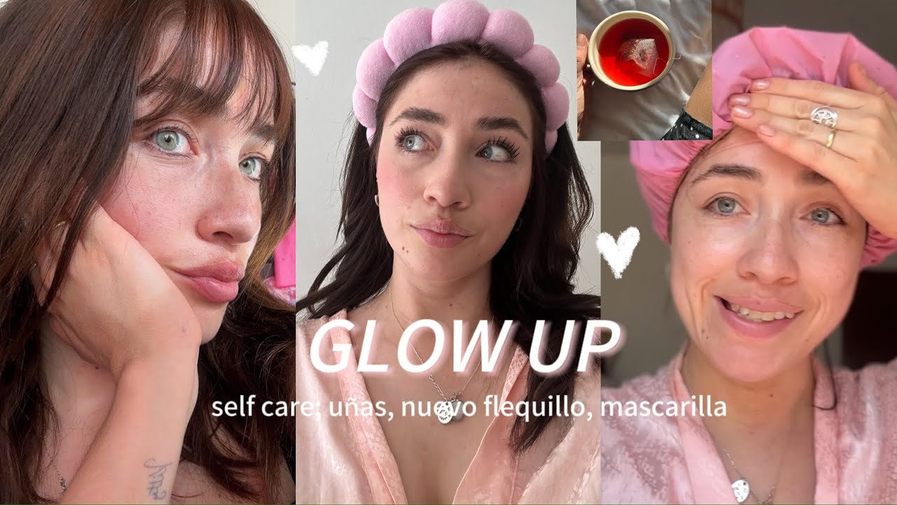 GLOW UP * me hago un nuevo flequillo, self care, morning routine* rutina de mañana 🎀
