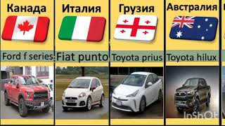 Популярные автомобили в разных странах мира(2022)