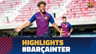[HIGHLIGHTS] YOUTH LEAGUE: FC Barcelona 2-1 Inter Milan