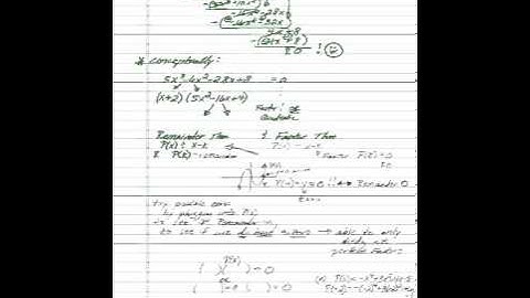3.6 Long Division Synthetic Division and Theory of Polynomials MAT 171