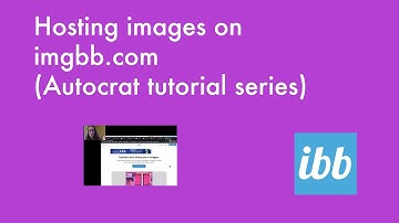 How to host images with imgbb (Autocrat)