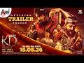 KD Official Trailer | Telugu | KVN | Prem's | Dhruva Sarja | Reeshma | Sanjay Dutt | Arjun Janya