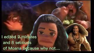 I edited 2 minutes and 8 seconds of Moana because why not...