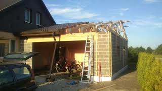 Garage build timelapse