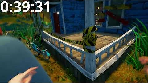 Hello Neighbor 2 Speedrun 1:26 (Alpha 1) former wr