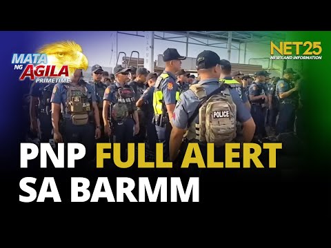 PNP, naka-full alert para sa BARMM Parliamentary elections
