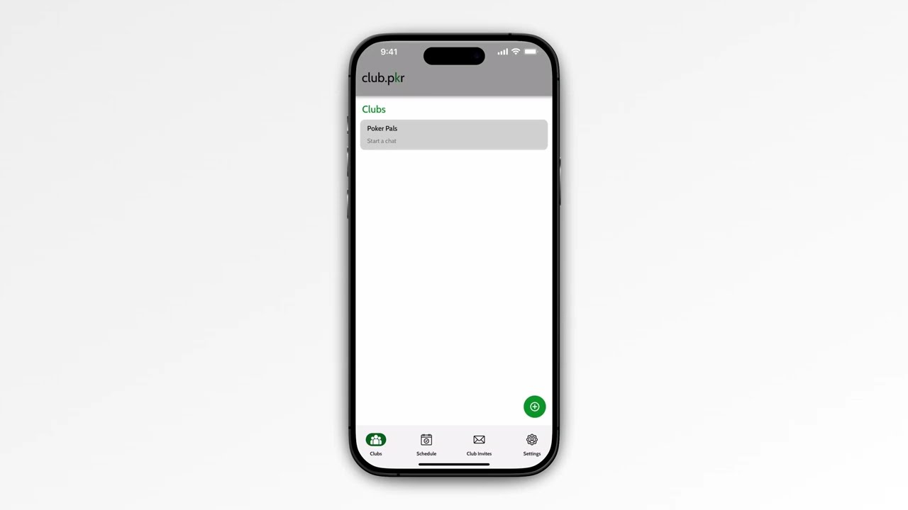 club-PKR | Scheduling a New Cash Session