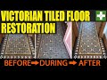 Victorian Tiled Hallway Floor Restoration in Walsall