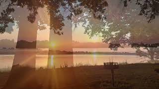 Sunset on the Arkansas River in Pine Bluff, Arkansas with Christa Faye and Sara G.