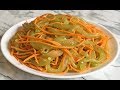 Потрясающе ЖАРЕНЫЕ ОГУРЦЫ С МОРКОВЬЮ Отличная Закуска!!! / Салат из Огурцов / Fried Cucumbers