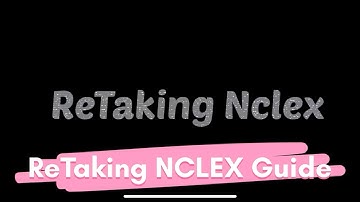 Steps in retaking NCLEX