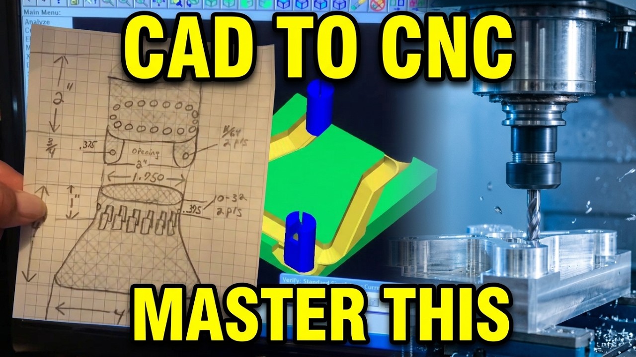Full Detail programming CAD/CAM - YouTube