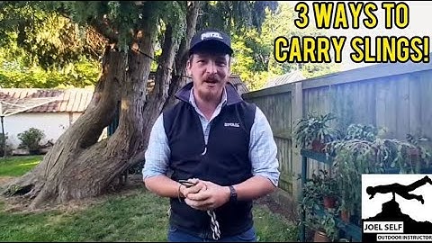 3 Ways to Carry Slings! (Climbing Focus) - A Video by Joel Self - Outdoor Instructor