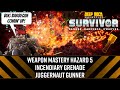 Weapon Mastery Haz 5 Incendiary Grenade Juggernaut Gunner - DRG: Survivor