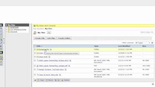 Making a file on WebCT