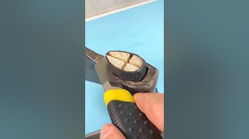 A unique way to install the axe handle in such a way that it never falls out. #diy #tips  #lifehacks
