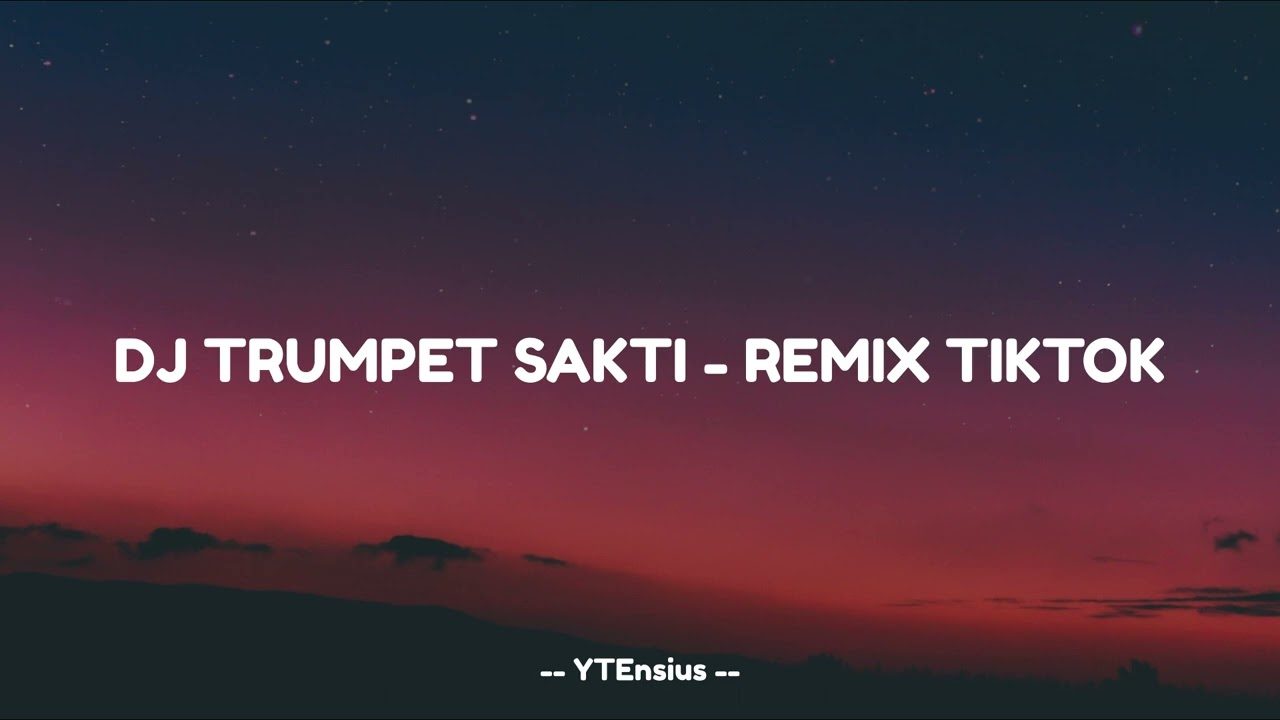 DJ TRUMPET SAKTI - REMIX TIKTOK 2022
