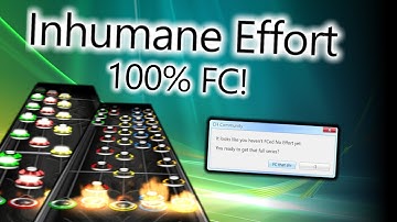 WHAT INHUMANE EFFORT SOUNDS LIKE FC!