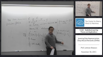 9.520 - 11/25/2015 - Class 23 - Prof. Lorenzo Rosasco: Learning Data Representation...