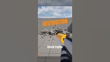 Workflow dabble for fracturing in @UnrealEngine. Basic method vs the Data Flow approach. #shorts