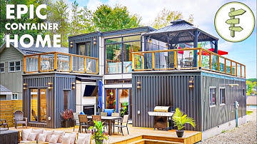 Mind-Blowing Modular Shipping Container Home with Open-Concept Design