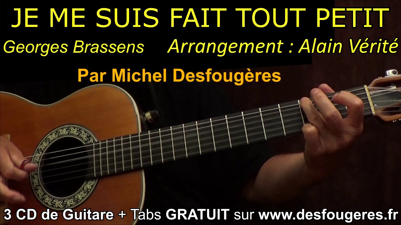 Je Me Suis Fait Tout Petit Chords