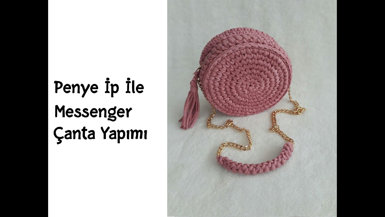 Penye İp İle Messenger Çanta Yapımı