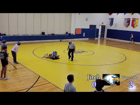 Wrestler Jireh vs Wauconda Middle School