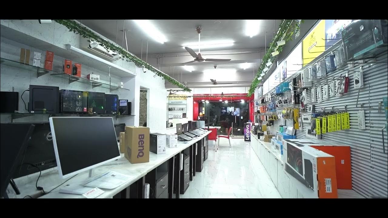 Southern Hitech Computers Ramnagar store video. Multibrand Computer
