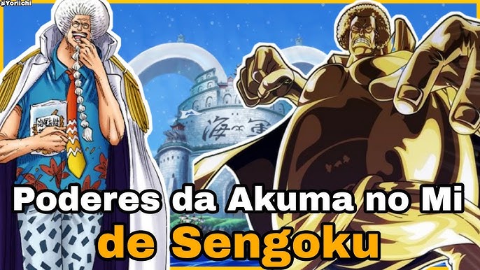 Akuma no Mi (Fruta do Diabo) - Gura Gura no Mi + Cartaz de Procurado -  Barba Branca - One Piece - Luffy