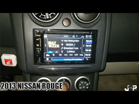 2013 NISSAN rouge radio removal