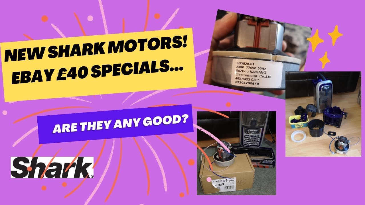 OEM Shark vacuum cleaner motors for £39.99! Fitting and Testing, are