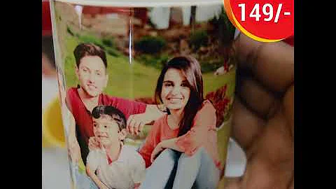 Photo printed Mug Gifts Only Rs.149. Delivery available through out India