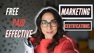 Top Marketing Certifications (Free and Paid) Worth Your Time & Money - Improve your marketing skills