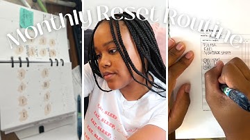 Goal Setting, Budgeting and Resetting for August | August Reset Routine