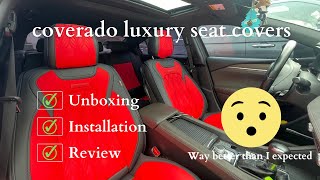 Coverado Luxury Seat Covers Installation And Review