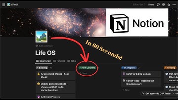 Add Column to Notion Board - 3 Clicks, 60 seconds, New 2024!