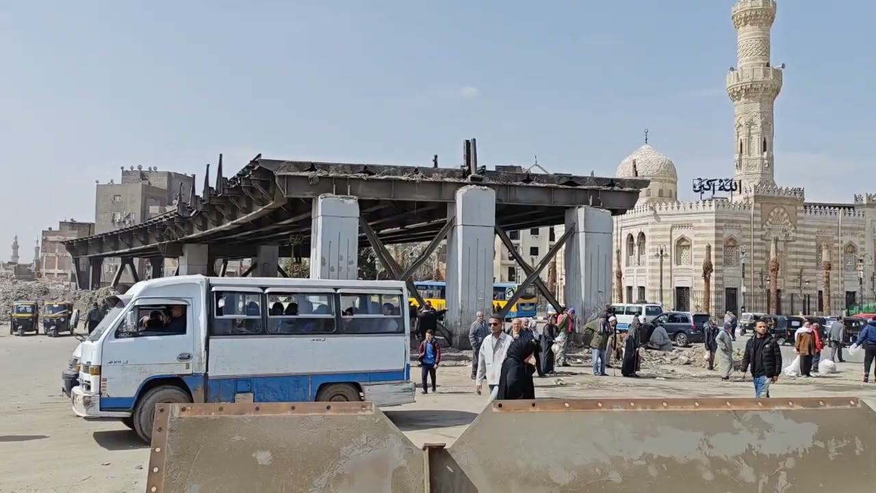 كوبرى السيدة عائشة وازالة اخر جزء