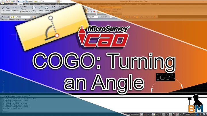 MicroSurvey CAD How to: COGO Turn an Angle | Bench Mark
