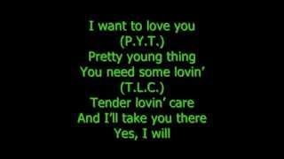 Michael Jackson P.Y.T lyrics