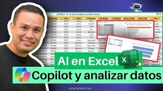 AI en Excel Copilot y analizar datos⬅