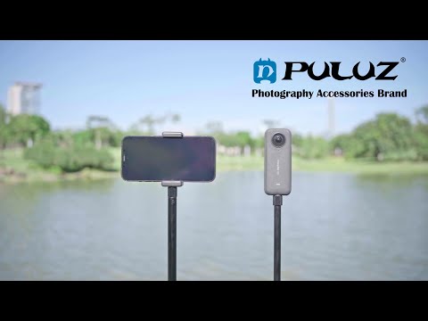 Монопод невидимый 3 м для Insta 360 алюминиевый Puluz PU642B, видео 1