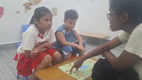 Tiếng Anh Giao Tiếp Phan Thiết: Elsa and Goal practice talking about On the farm