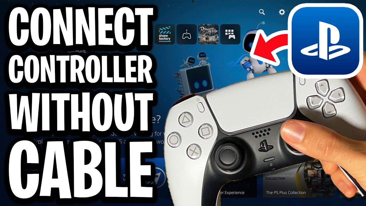 How To Connect PS5 Controller Without Cable To PS5 Console - Step by ...