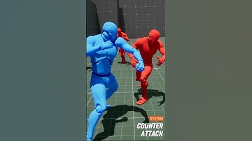 UE5 - Parry attacks showcase #gaming #unrealengine #ue5 #devlog #gamedev