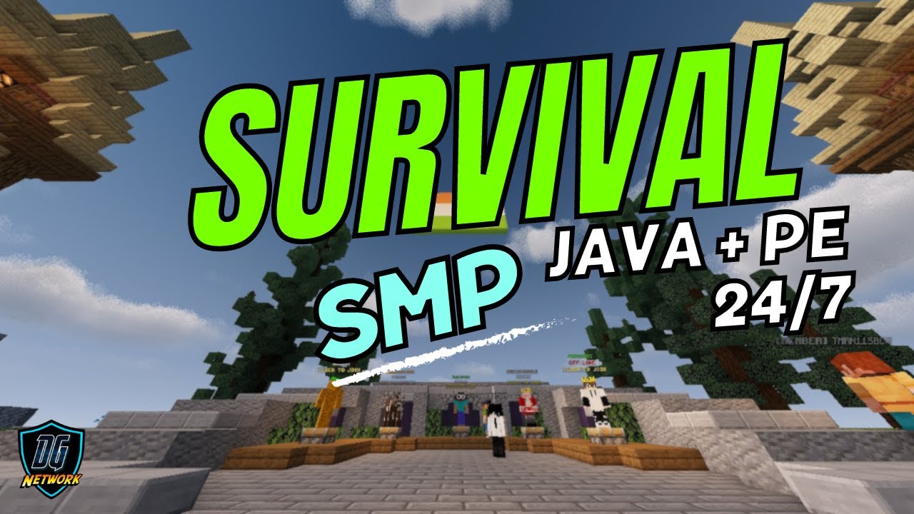 MINECRAFT LIVE HINDI 1.20 SMP | Public smp live | java + mcpe | 24/7 ...