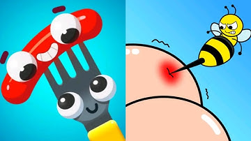 Fork N Sausage VS Help Out Story: Brain Puzzle / All Max Levels Gameplay Android,ios New Update