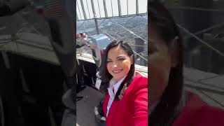 Maite Perroni Visits The Empire State Building